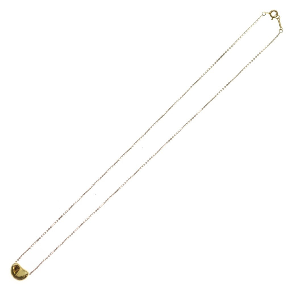 TIFFANY & Co.(ティファニー) エルサペレッティ ビーン ネックレス Au750 K18YG ペンダント イエローゴールド レディース