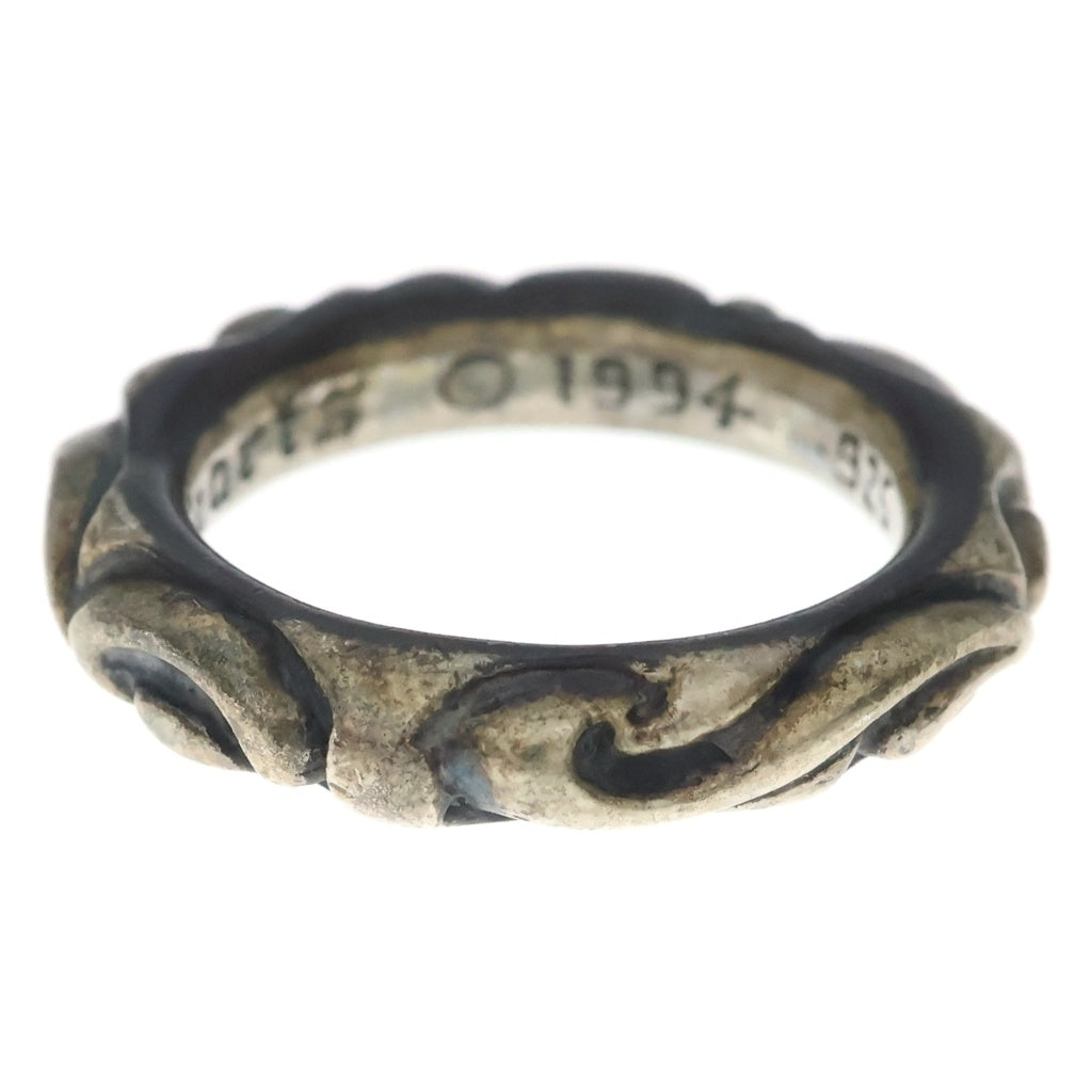 CHROME HEARTS(クロムハーツ) SCRL BAND スクロールバンド リング シルバー #15 BCA351