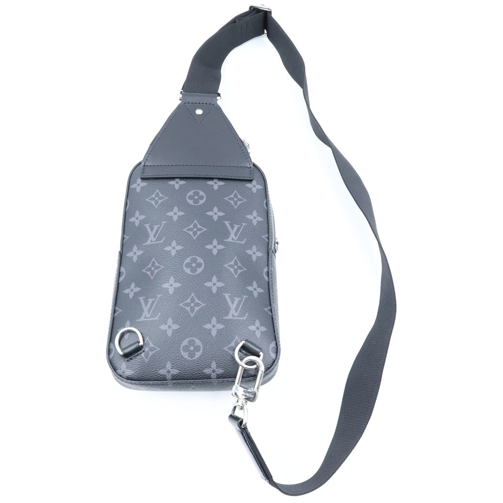 LOUIS VUITTON(ルイヴィトン) モノグラムエクリプス アヴェニュー スリングバッグPM ショルダーバッグ ボディバッグ ブラック PVC×レザー M47137