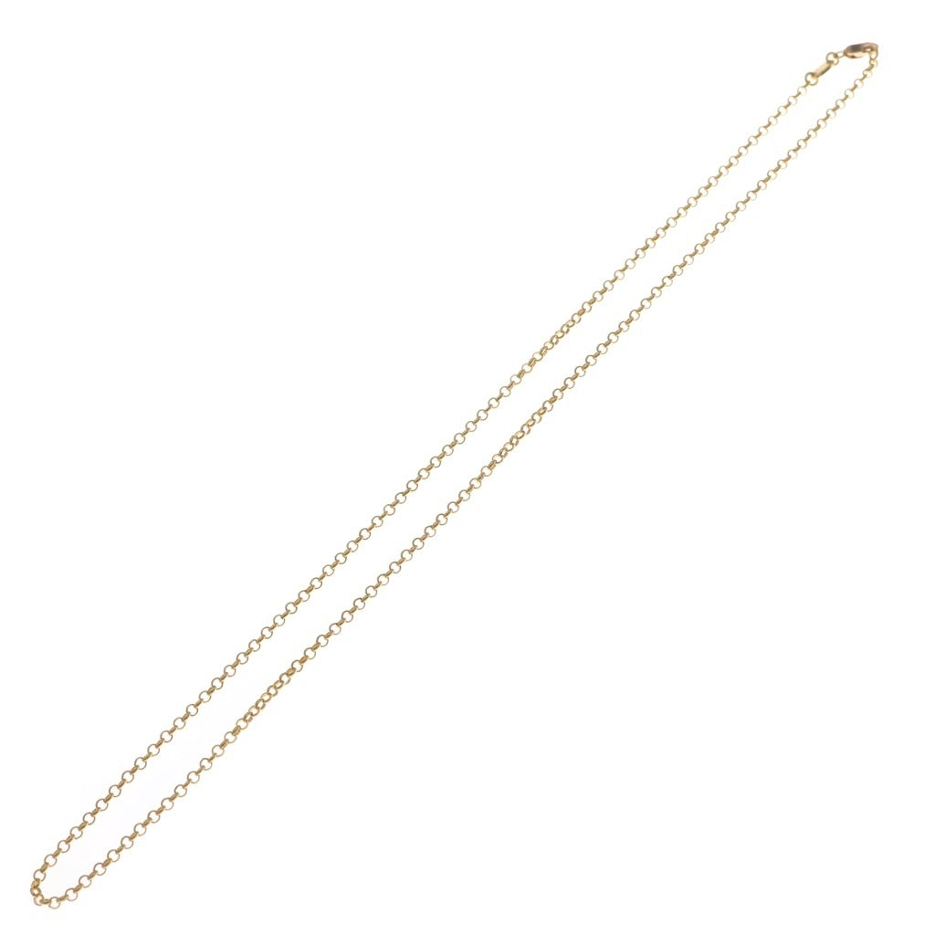 CHROME HEARTS(クロムハーツ) 22K NECKCHAIN R20 ロールチェーンネックレス 20inch ゴールド BCA011
