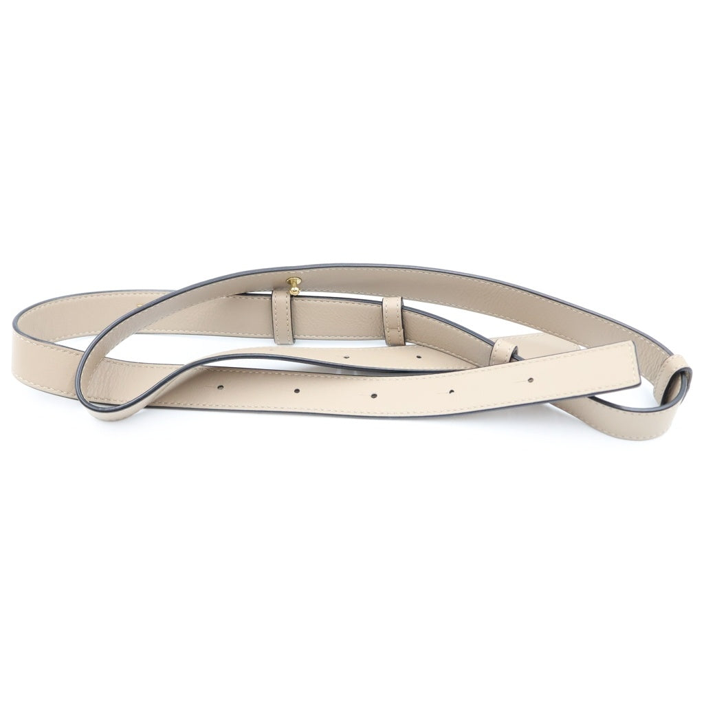 LOEWE(ロエベ) ハンモック スモール 2WAYハンドバッグ ショルダーバッグ ベージュ レザー ゴールド金具 レディース