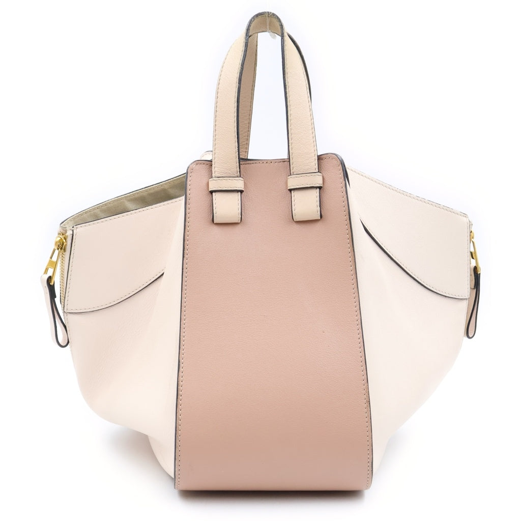 LOEWE(ロエベ) ハンモック スモール 2WAYハンドバッグ ショルダーバッグ ピンク レザー ゴールド金具 レディース