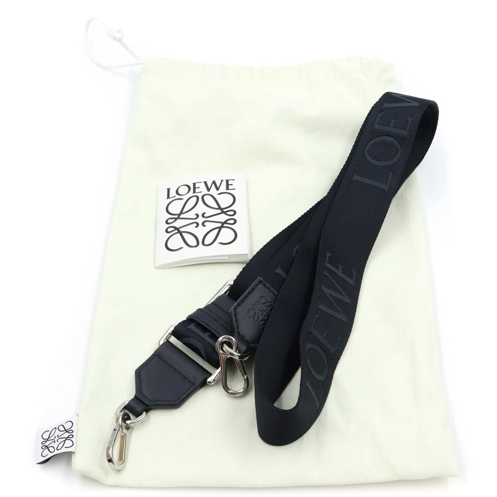 LOEWE(ロエベ) クロスボディ カメラバッグ ミニ ショルダーバッグ ブラック ソフトグレインカーフ CIL0011297884 シルバー金具 レディース