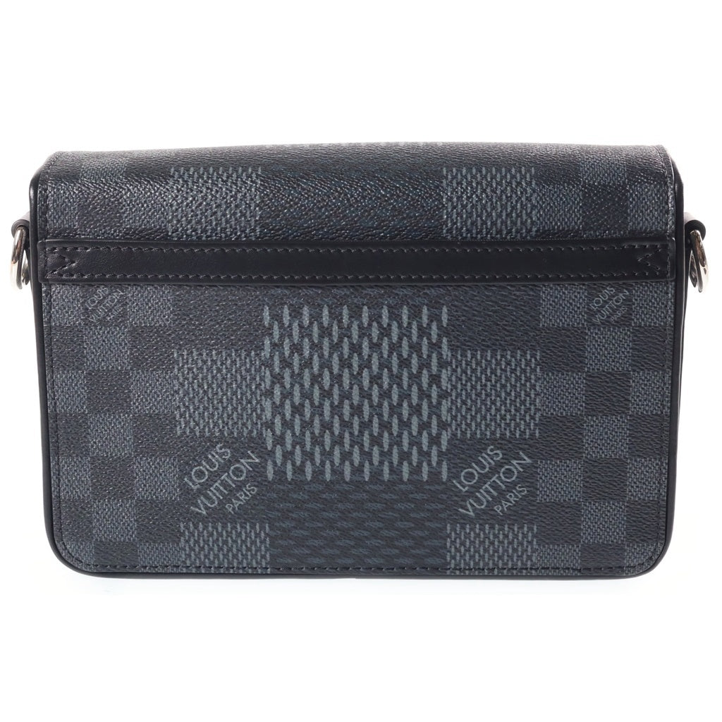 LOUIS VUITTON(ルイヴィトン) ダミエグラフィット ステュディオ メッセンジャー ショルダーバッグ ブラック PVCレザー N50013 シルバー金具 レディース
