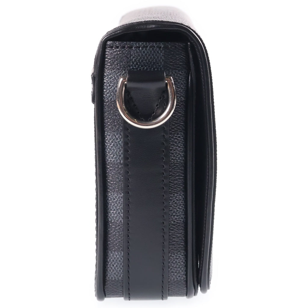 LOUIS VUITTON(ルイヴィトン) ダミエグラフィット ステュディオ メッセンジャー ショルダーバッグ ブラック PVCレザー N50013 シルバー金具 レディース