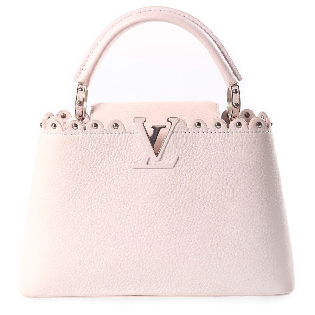 LOUIS VUITTON(ルイヴィトン) カプシーヌBB ナクレ 2WAYハンドバッグ ショルダーバッグ ライトピンクトリヨンレザー M54420 シルバー金具 レディース