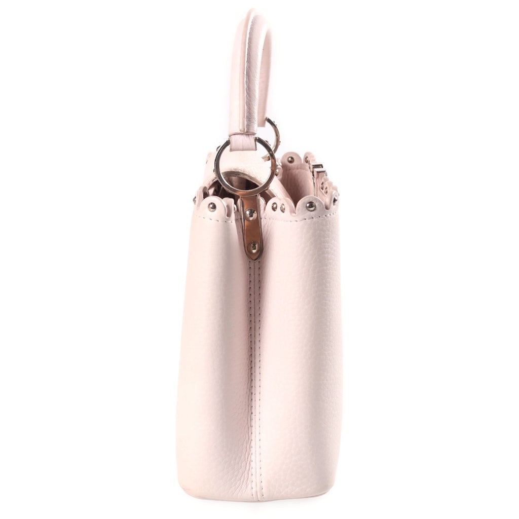 LOUIS VUITTON(ルイヴィトン) カプシーヌBB ナクレ 2WAYハンドバッグ ショルダーバッグ ライトピンクトリヨンレザー M54420 シルバー金具 レディース