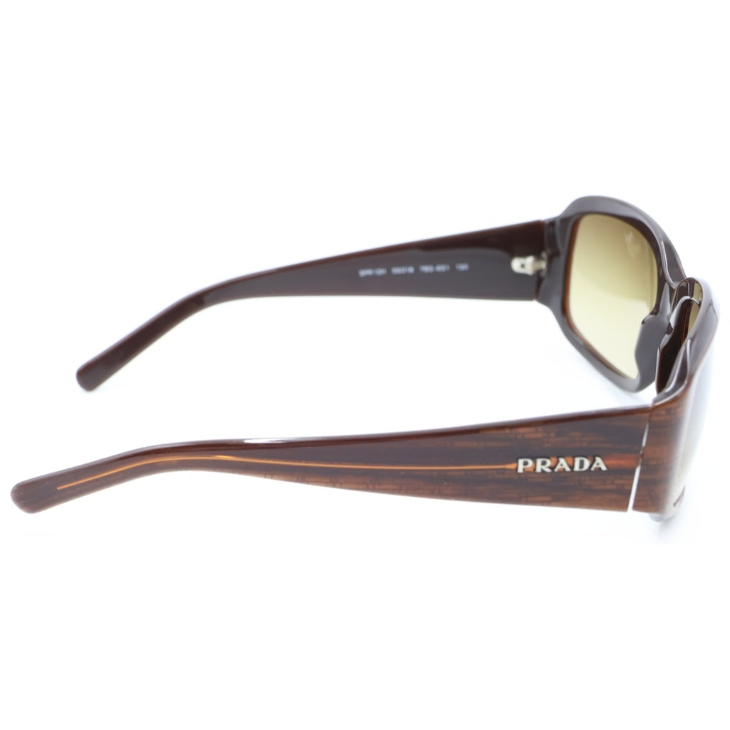 PRADA(プラダ) SPR12H スクエアフレーム サングラス アイウェア メガネ 眼鏡 カラーレンズ ブラウン レディース