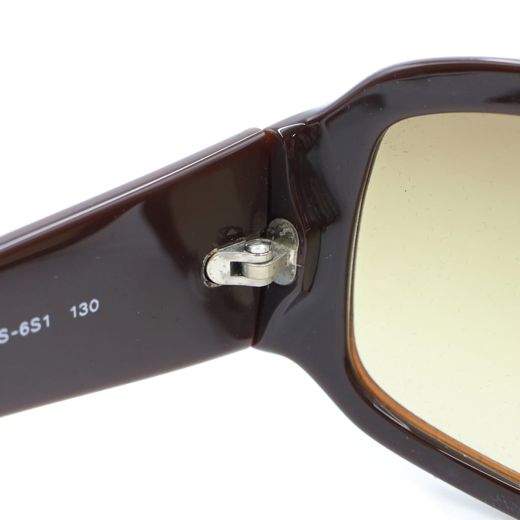 PRADA(プラダ) SPR12H スクエアフレーム サングラス アイウェア メガネ 眼鏡 カラーレンズ ブラウン レディース