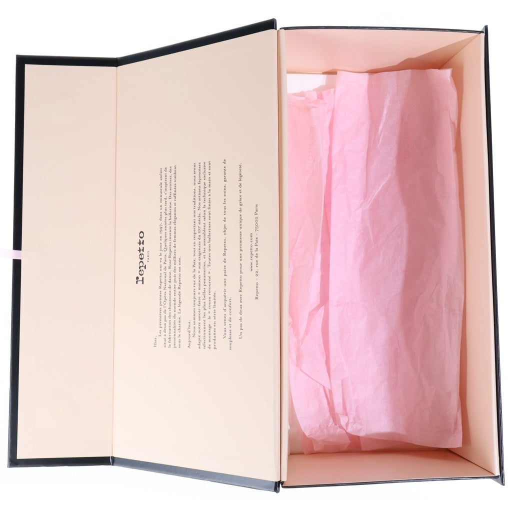 repetto(レペット) Clown レザーフラットバレエシューズ オレンジ レディース