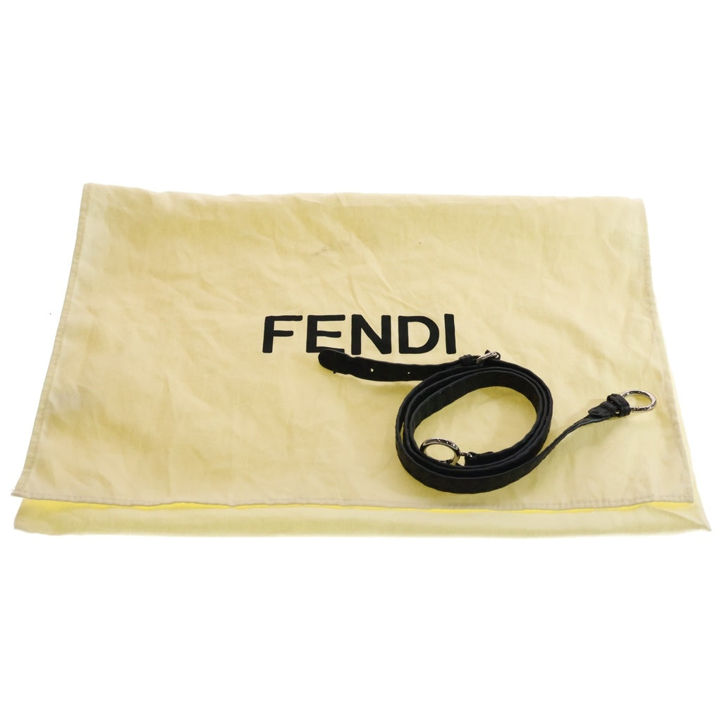 FENDI(フェンディ) ピーカブー セレリア ミディアム 2WAYハンドバッグ ショルダ-バッグ ブラック レザー 8BN226 レディース