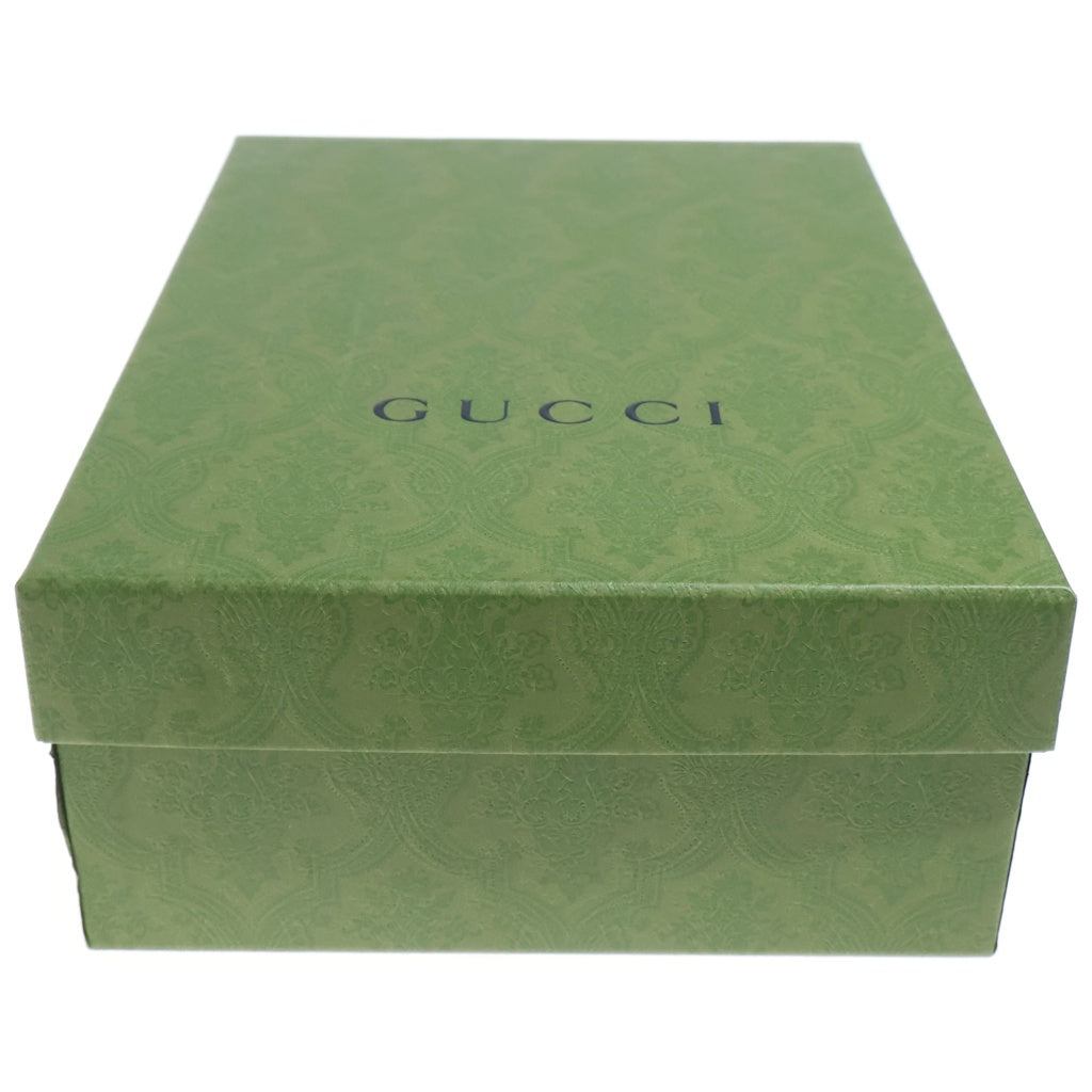 GUCCI(グッチ) ホースビット レザーヒールパンプス ミュール シューズ スクエアトゥ ゴールド金具 ブラック レディース