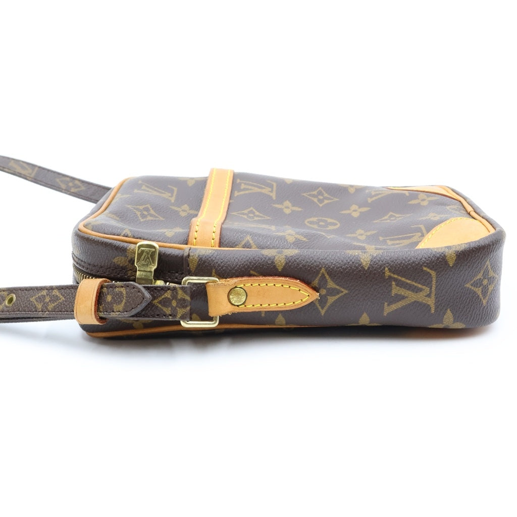 LOUIS VUITTON(ルイヴィトン) モノグラム ダヌーブ ショルダーバッグ ミニバッグ 斜め掛けバッグ ブラウン PVCレザー M45266 ゴールド金具 レディース