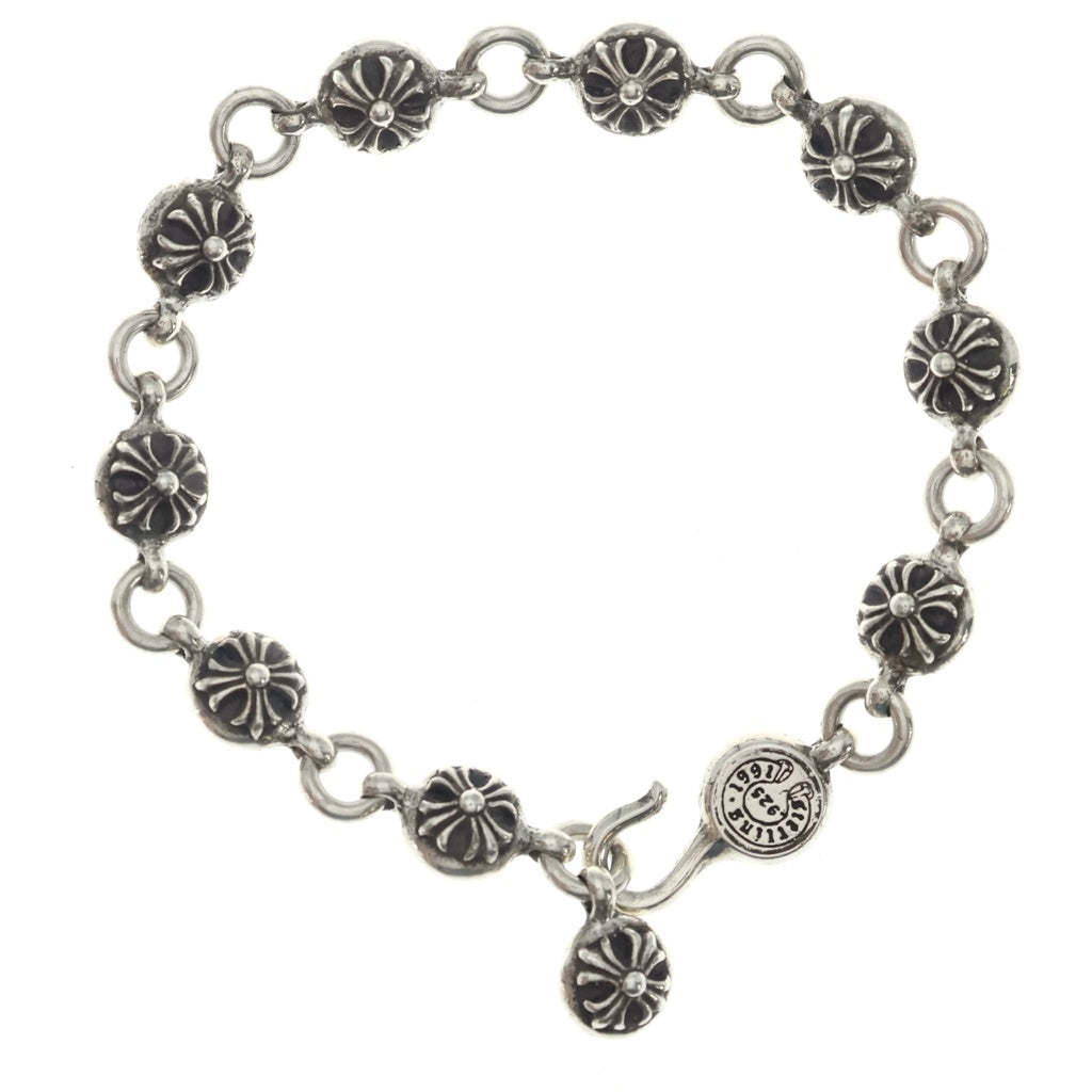 CHROME HEARTS(クロムハーツ) NO2 BALL #2クロスボールブレスレット シルバー BCA176