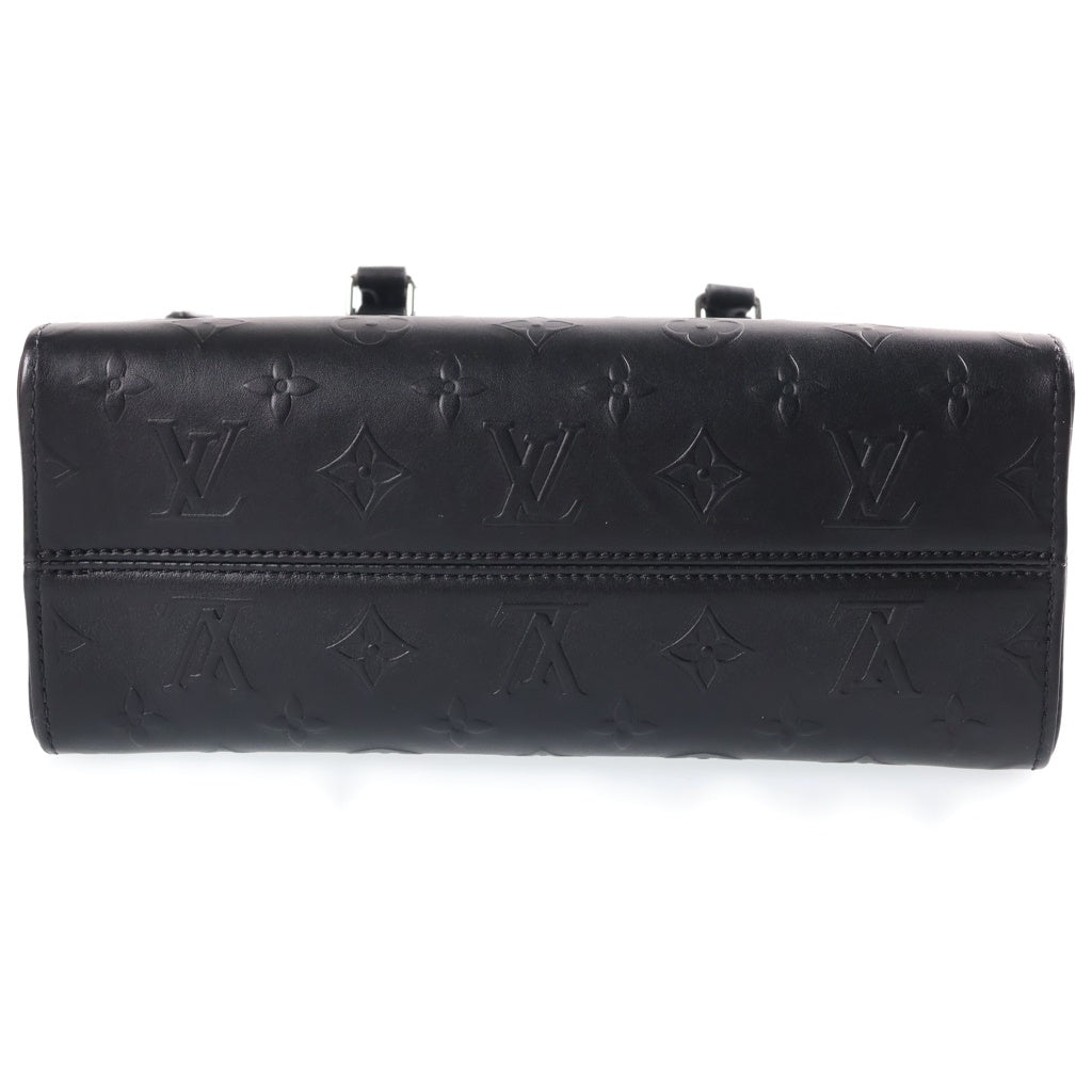 LOUIS VUITTON(ルイヴィトン) モノグラム ボールド オンザゴー PM 2WAYハンドバッグ ショルダーバッグ ブラック レザー M14576 シルバー金具 レディース