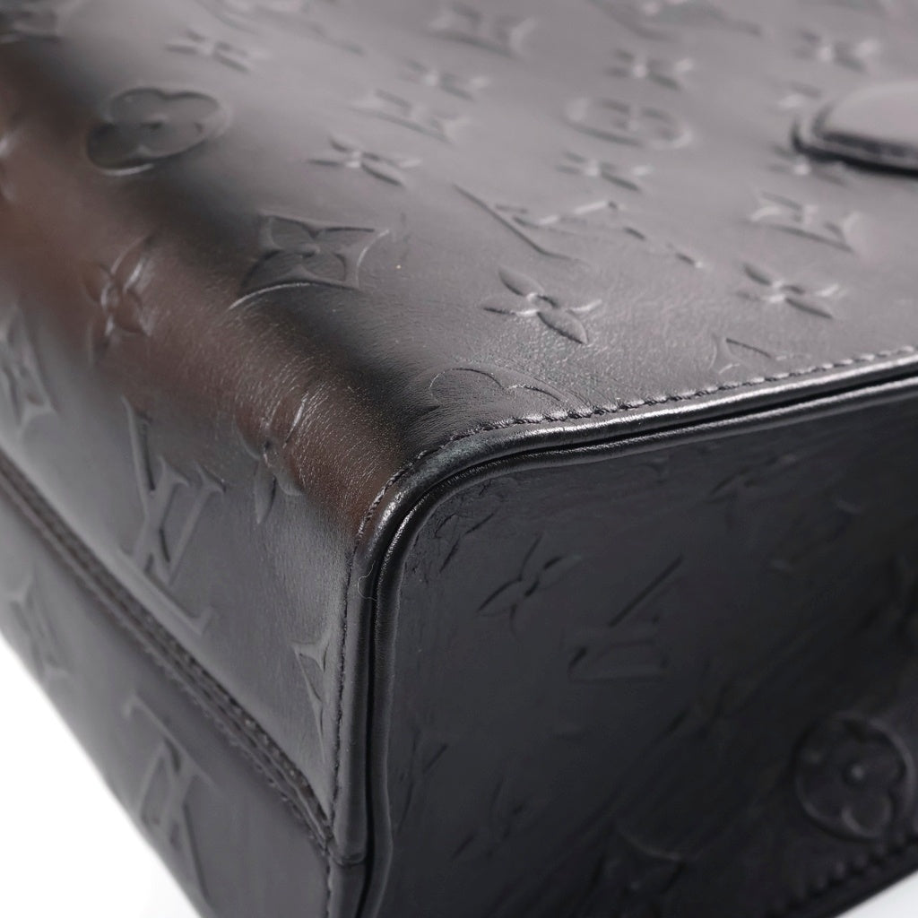 LOUIS VUITTON(ルイヴィトン) モノグラム ボールド オンザゴー PM 2WAYハンドバッグ ショルダーバッグ ブラック レザー M14576 シルバー金具 レディース