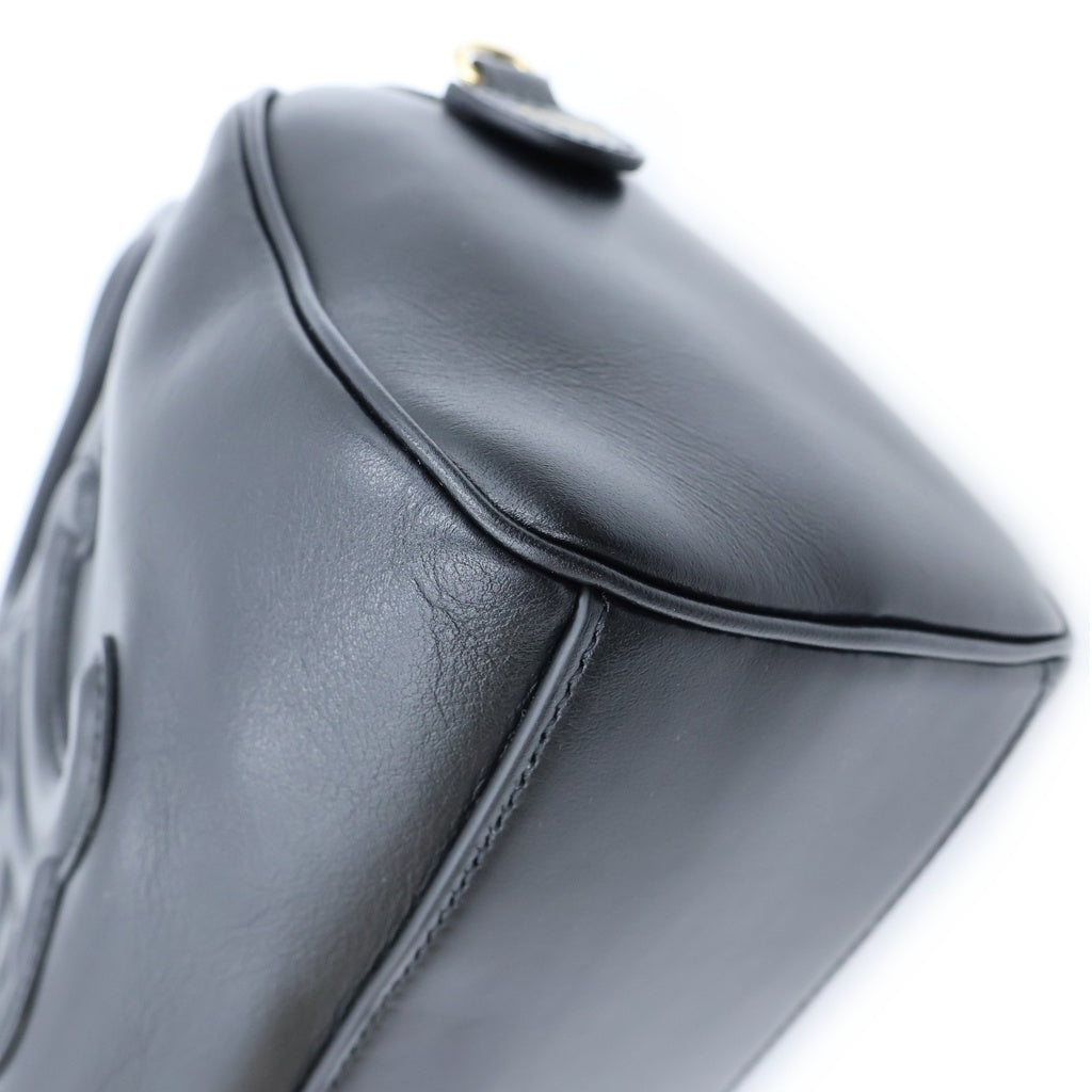 CELINE(セリーヌ) トリオンフ スモール 2way ショルダーバック キュイル レザー ブラック レディース