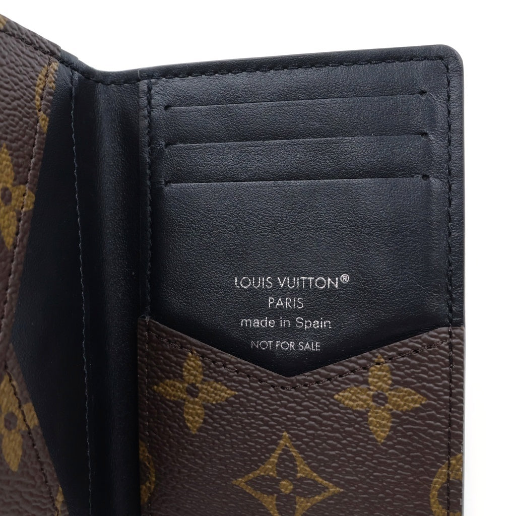 LOUIS VUITTON(ルイヴィトン) モノグラム オーガナイザードゥポッシュ カードケース 名刺入れ PVC レザー ブラウン RFID レディース