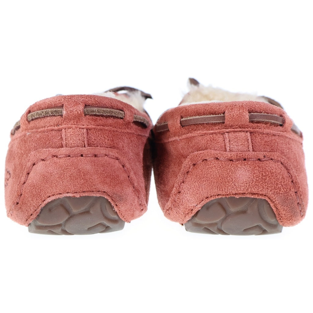 UGG(アグ) ボア ムートンフラットシューズ ローファー ピンク #38 レディース