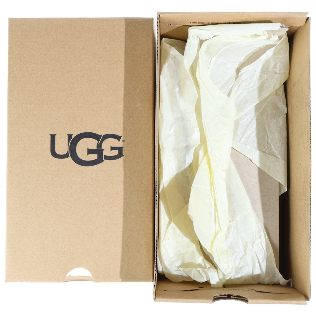 UGG(アグ) ボア ムートンフラットシューズ ローファー ピンク #38 レディース