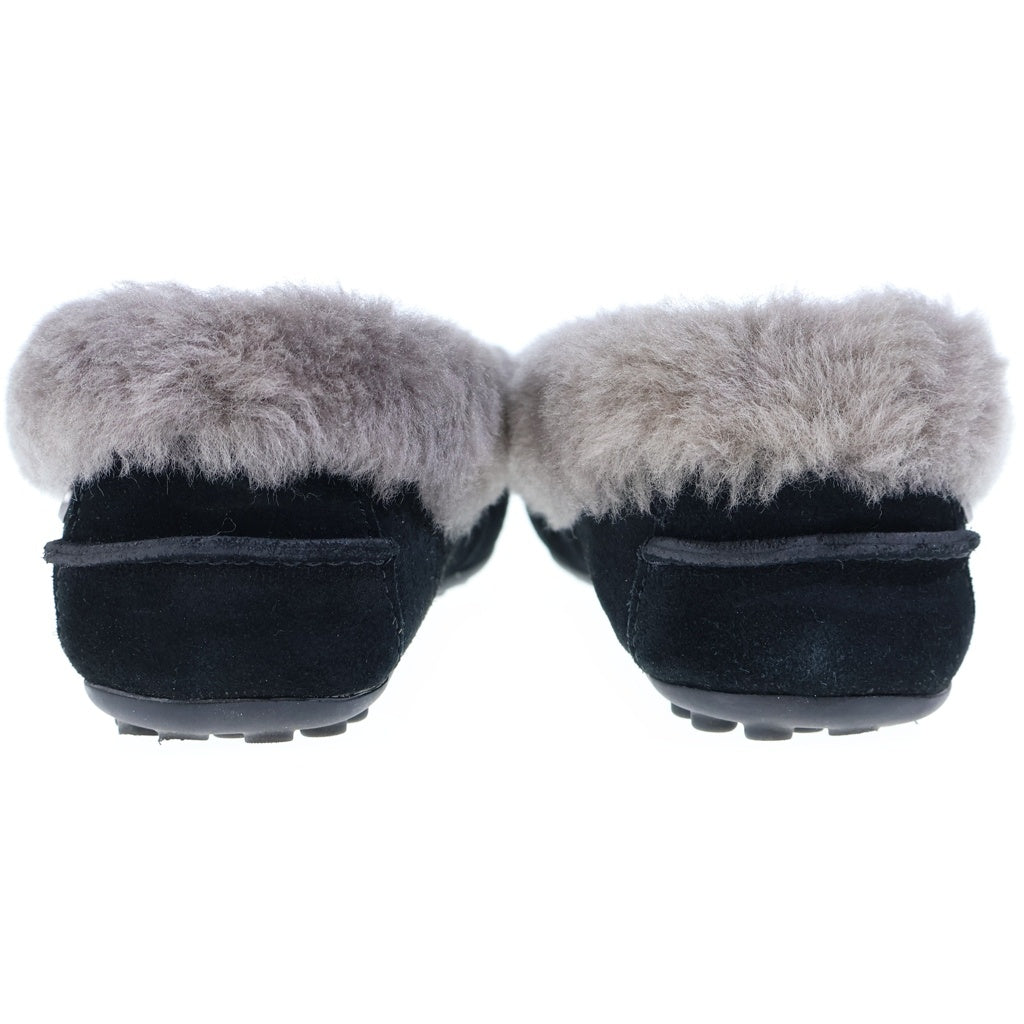 UGG(アグ) ムートンフラットシューズ ローファー ブラック レディース