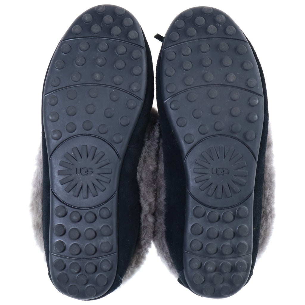 UGG(アグ) ムートンフラットシューズ ローファー ブラック レディース