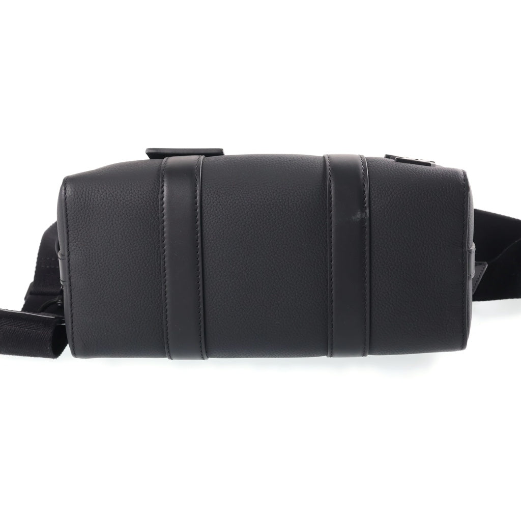 LOUIS VUITTON(ルイヴィトン) アエログラム シティキーポル ショルダーバッグ ブラック カーフレザー M59328 レディース