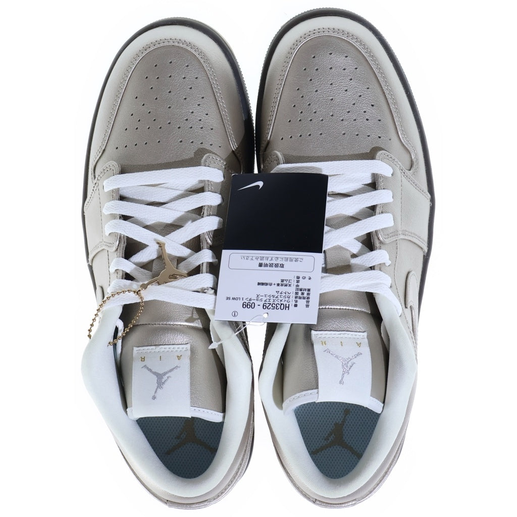 NIKE(ナイキ) AIR JORDAN LOW SE エア ジョーダン 1 ローカットスニーカー シューズ メタリック ジンク ゴールド US12/29cm HQ3529-099