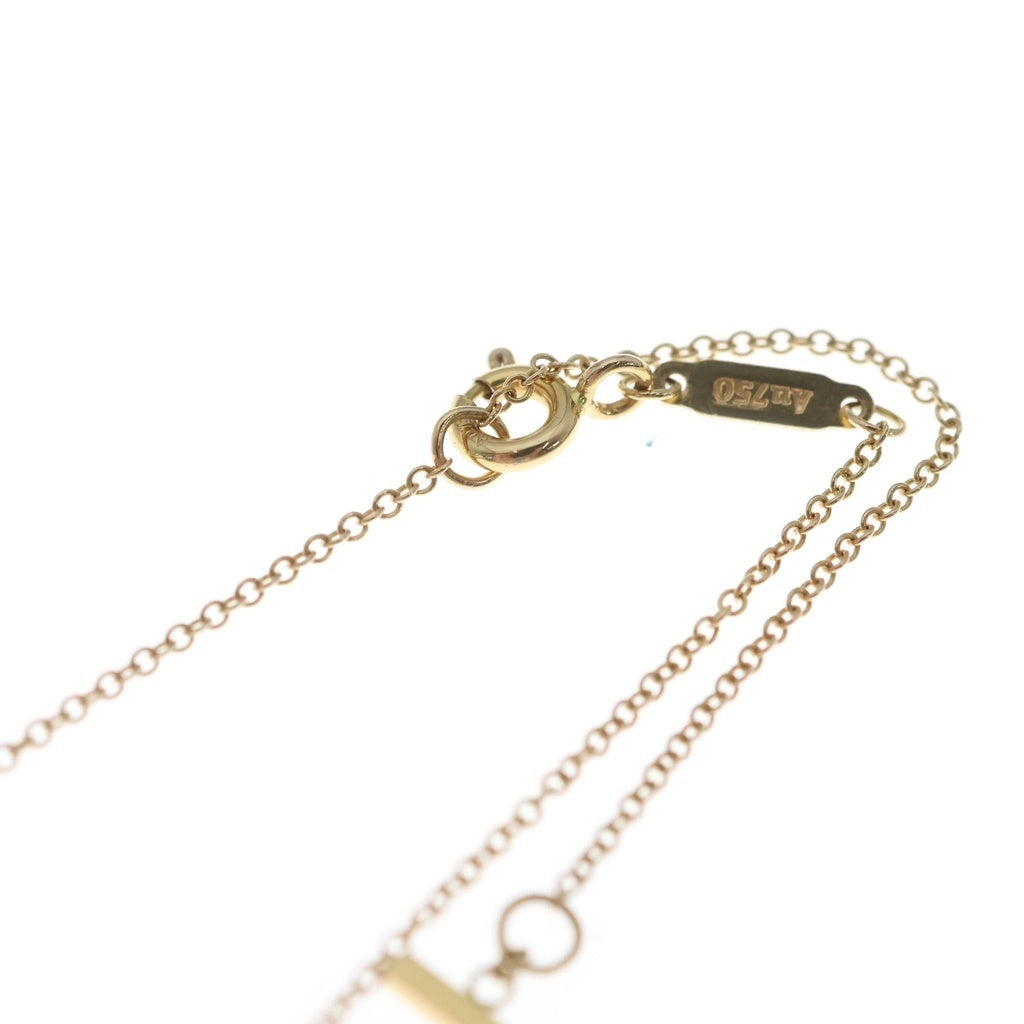 TIFFANY & Co.(ティファニー) Tスマイル スモール ネックレス ペンダント チェーン ピンクゴールド Au750PG レディース