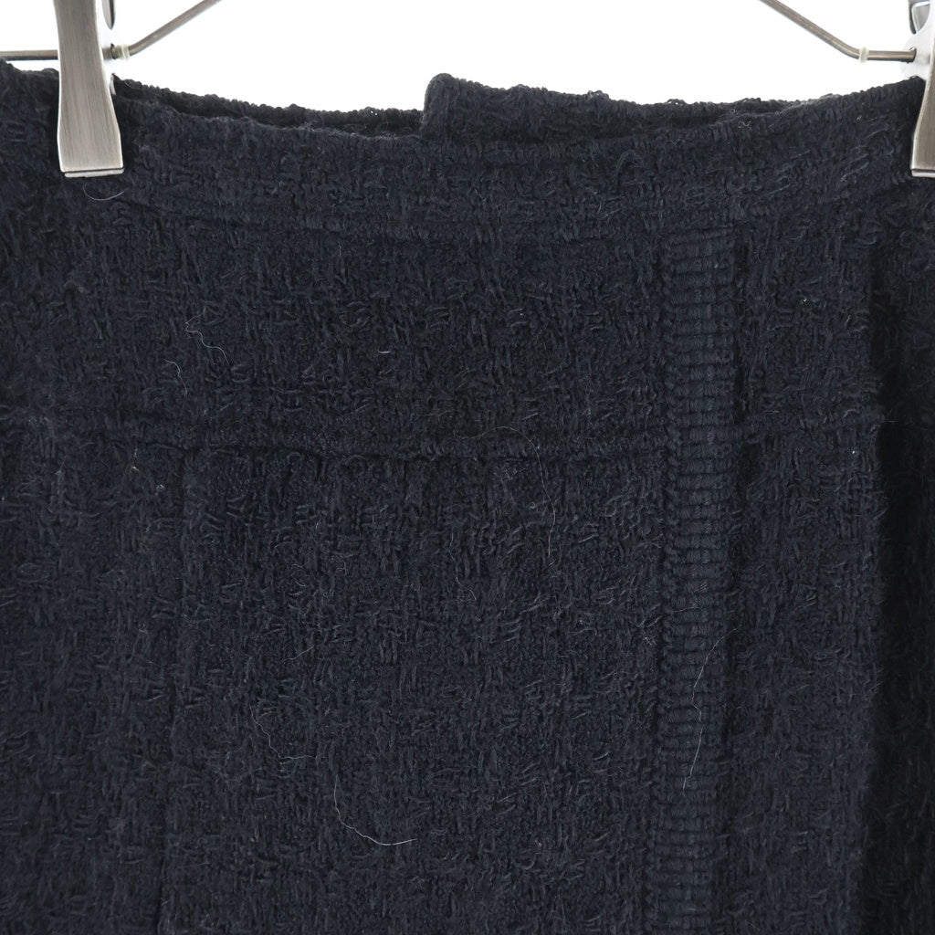 CHANEL(シャネル) タイトウール ジップミニスカート ブラック レディース