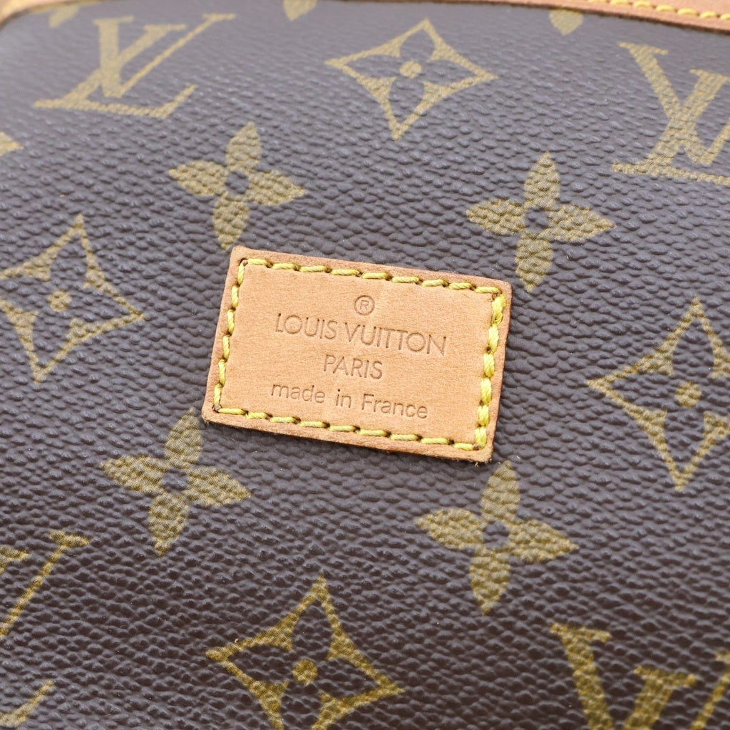 LOUIS VUITTON(ルイヴィトン) モノグラム ソミュール30 ショルダーバッグ ブラウン レザー×PVC M42256 ゴールド金具 レディース
