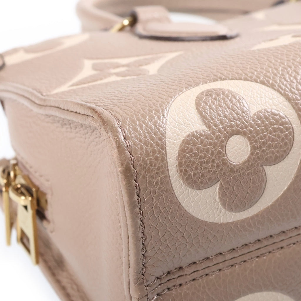 LOUIS VUITTON(ルイヴィトン) モノグラムアンプラント バイカラー オンザゴーEW 2WAYハンドバッグ ショルダーバッグ ベージュ レザー M23641 ゴールド金具 レディース