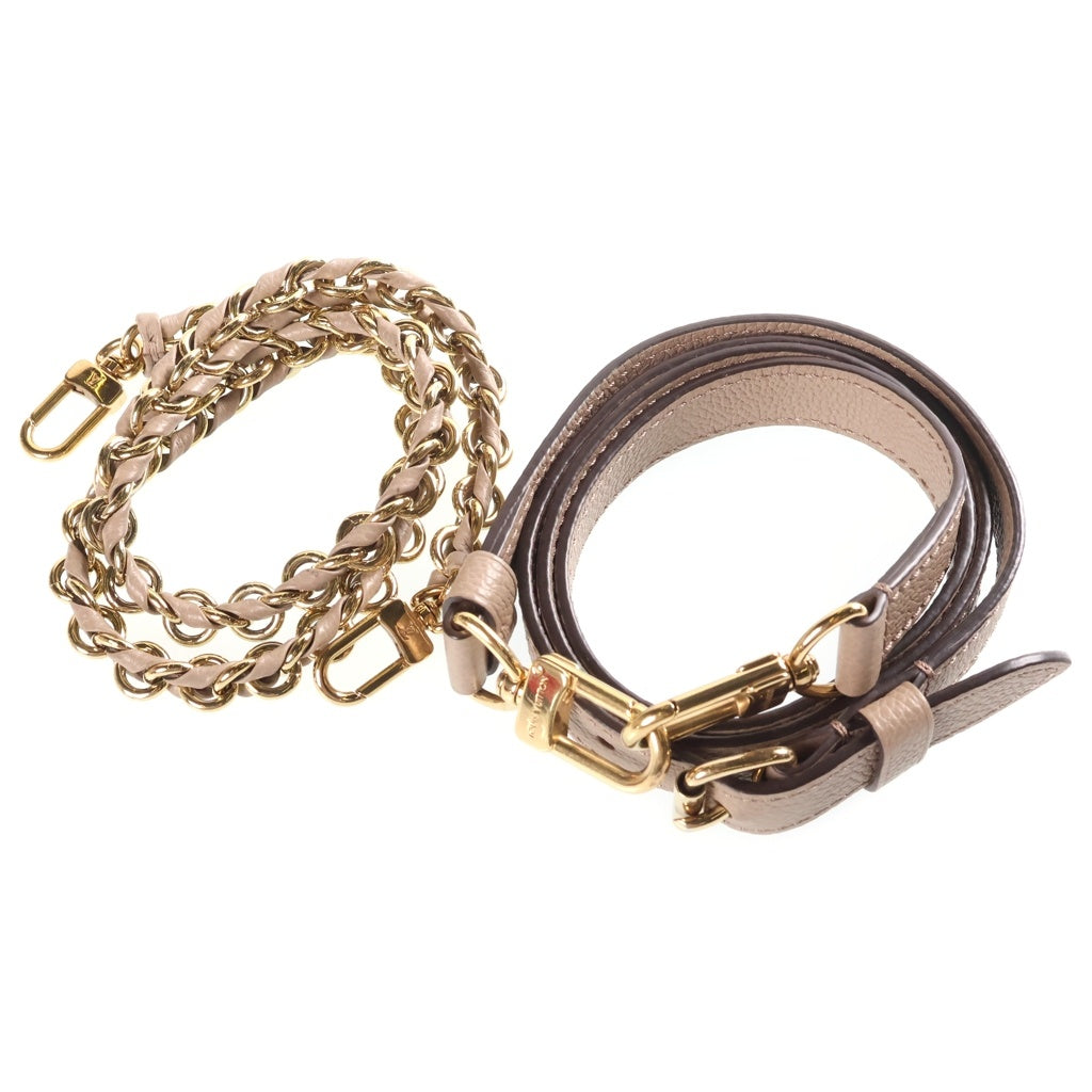 LOUIS VUITTON(ルイヴィトン) モノグラムアンプラント バイカラー オンザゴーEW 2WAYハンドバッグ ショルダーバッグ ベージュ レザー M23641 ゴールド金具 レディース