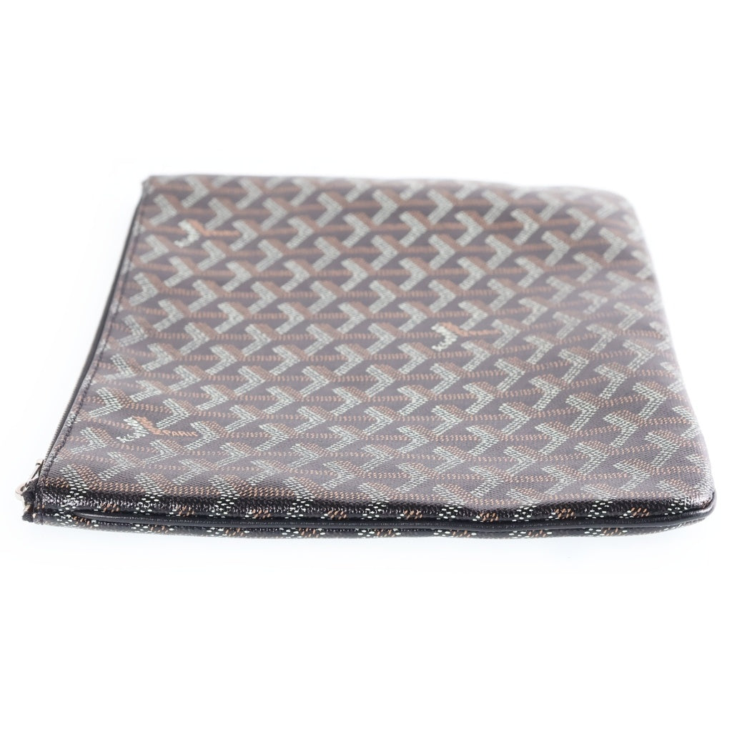 GOYARD(ゴヤール) セナMM セカンドバッグ 黒 PVC/レザー レディース