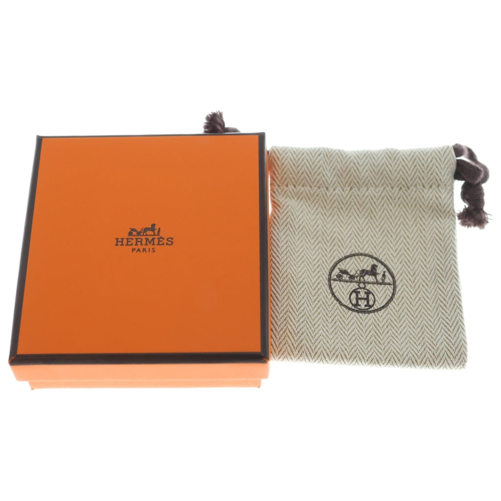 HERMES(エルメス) Hポップ ロカバール ギャラクシー ピアス ブラウン×ブラック×ゴールド GP レディース