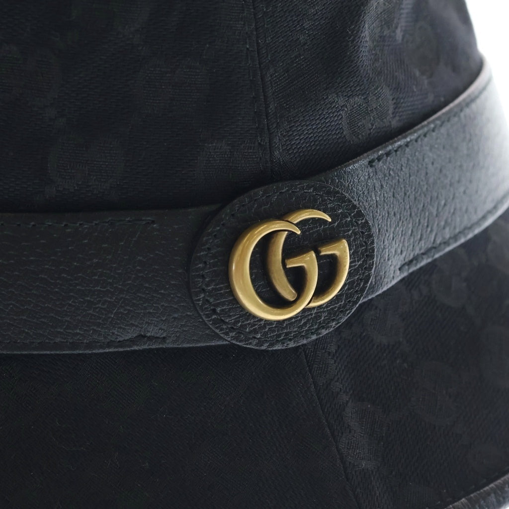 GUCCI(グッチ) バケットハット GGキャンバス ブラック 576587
