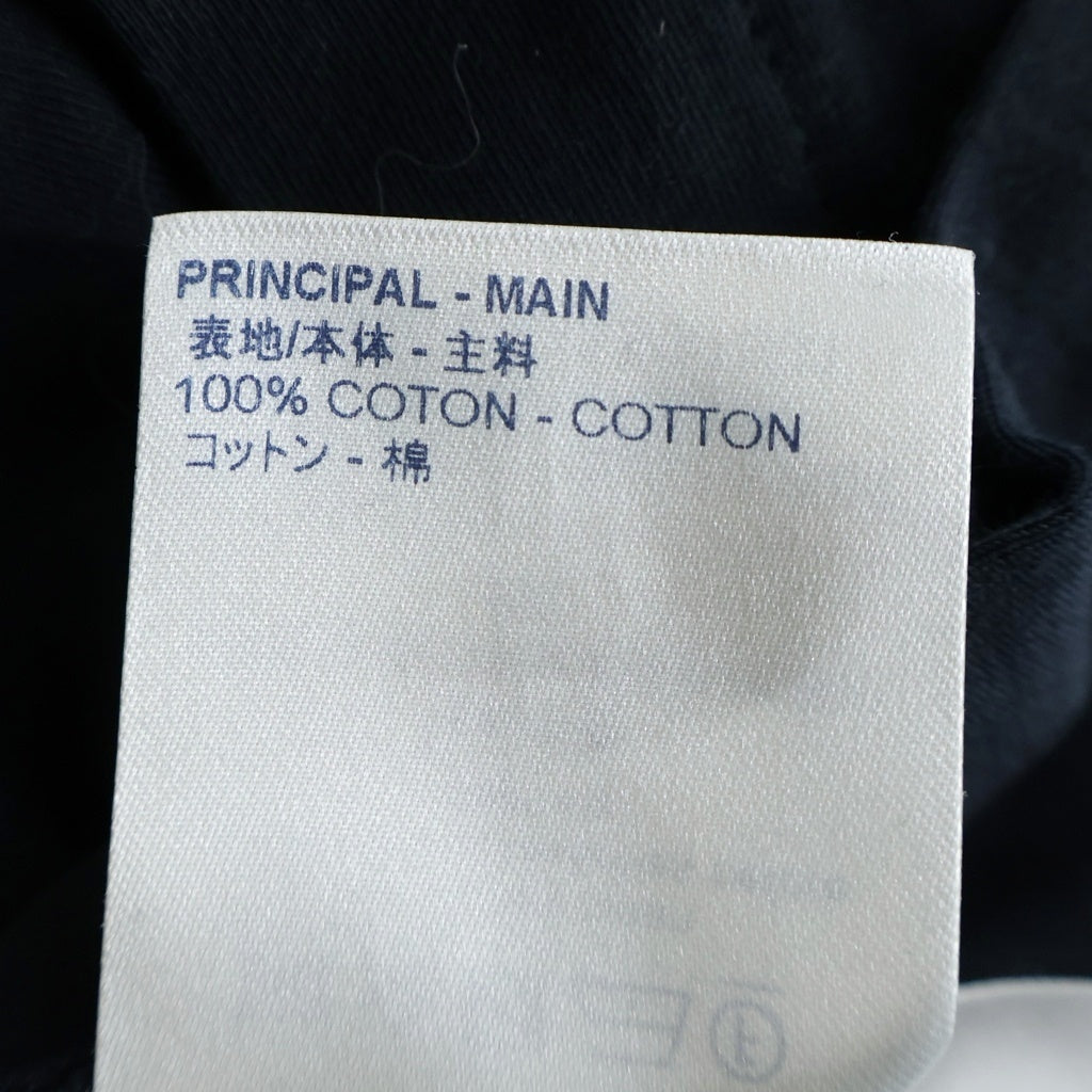 LOUIS VUITTON(ルイヴィトン) 19SS サイドストラップ Tシャツ カットソー 半袖 コットン ブラック RW191W JG2 FGTS03