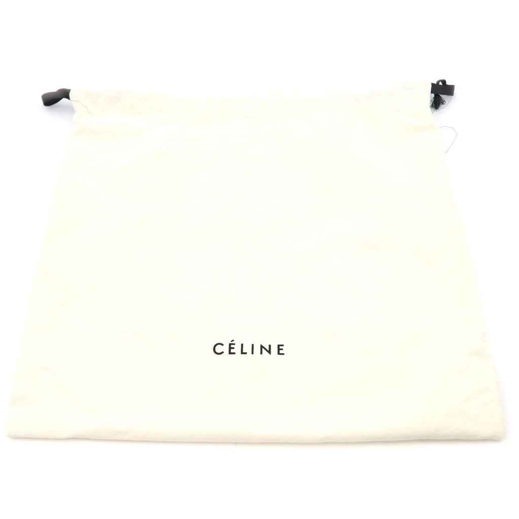 CELINE(セリーヌ) シンメトリカル ショルダーバッグ レッド レザー レディース