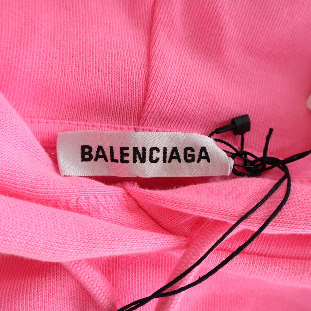 BALENCIAGA(バレンシアガ) Political Campaign Hoodie ポリティカルキャンペーンフーディ パーカー ロゴ ピンク 578135 TJVD4 レディース