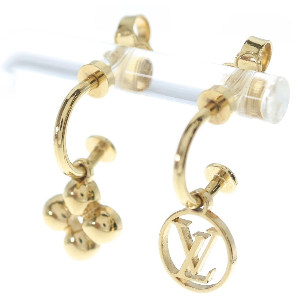 LOUIS VUITTON(ルイヴィトン) ブックル ドレイユ ブルーミング ピアス ゴールド M64859 レディース