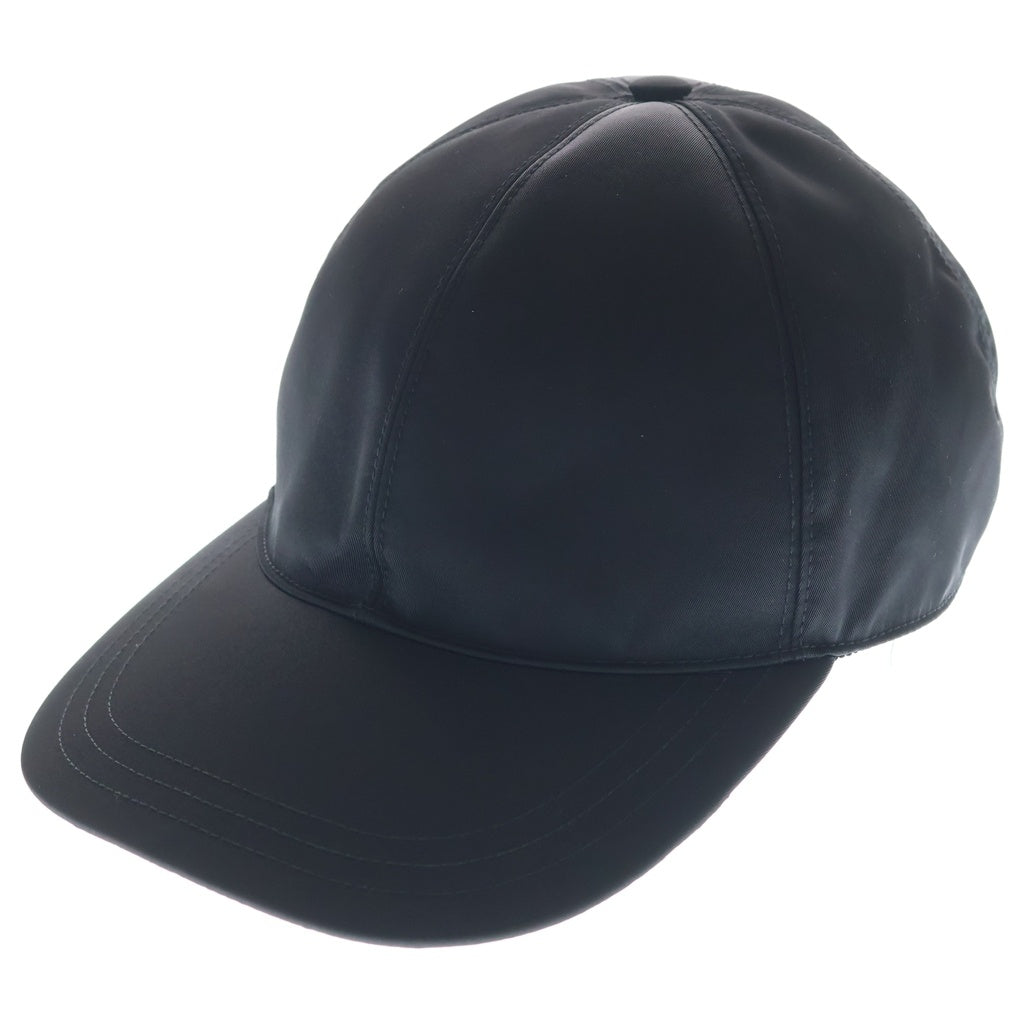 PRADA(プラダ) Re-Nylon トライアングルロゴ キャップ ブラック #S 1HC274 レディース