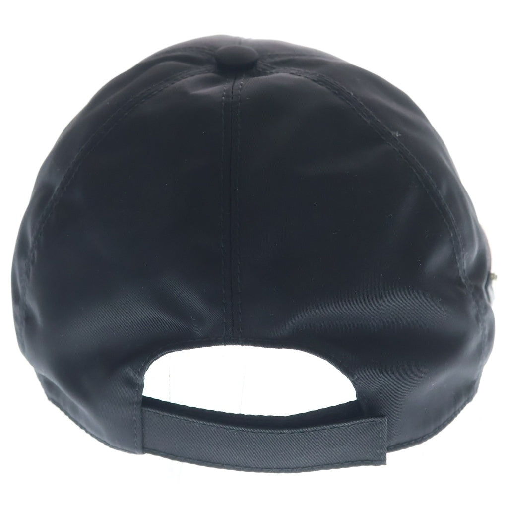 PRADA(プラダ) Re-Nylon トライアングルロゴ キャップ ブラック #S 1HC274 レディース
