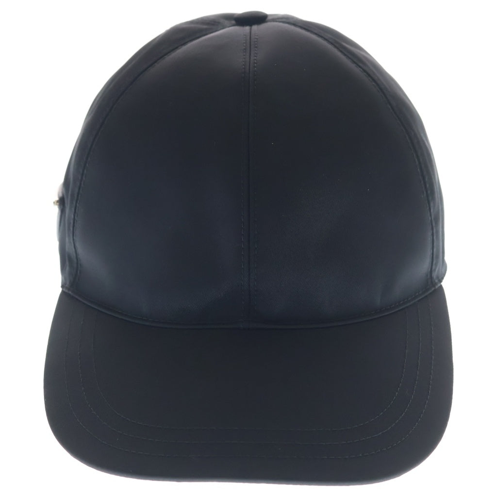 PRADA(プラダ) Re-Nylon トライアングルロゴ キャップ ブラック #S 1HC274 レディース