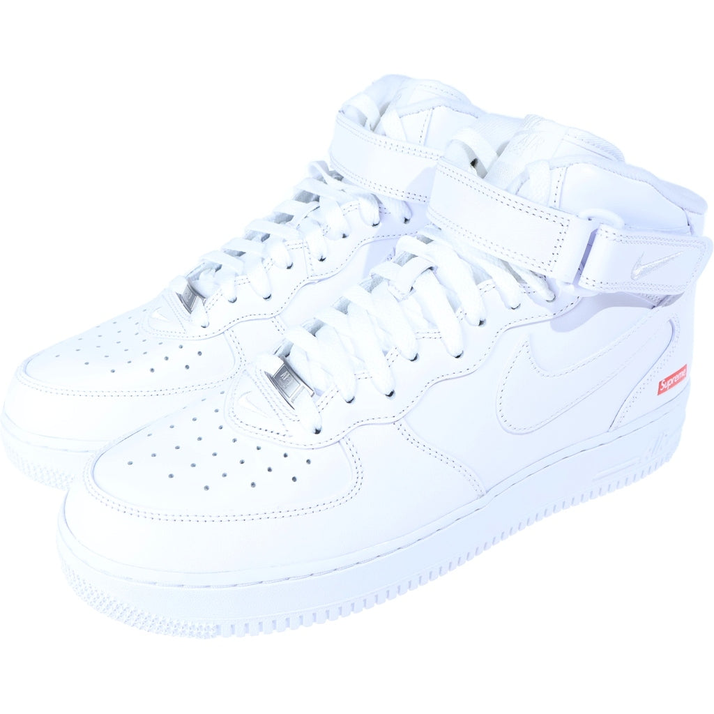 NIKE(ナイキ) ×SUPREME AIR FORCE 1 MID SP FZ8784-100 シュプリーム エアフォース1 ミッドカットスニーカー US11/29.0cm ホワイト