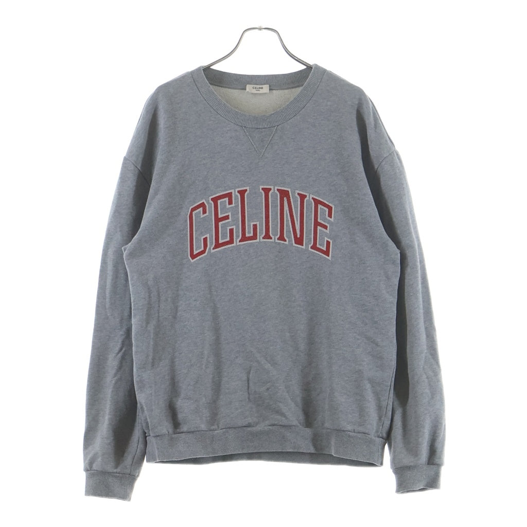 CELINE(セリーヌ) フロントロゴ スウェット グレー L