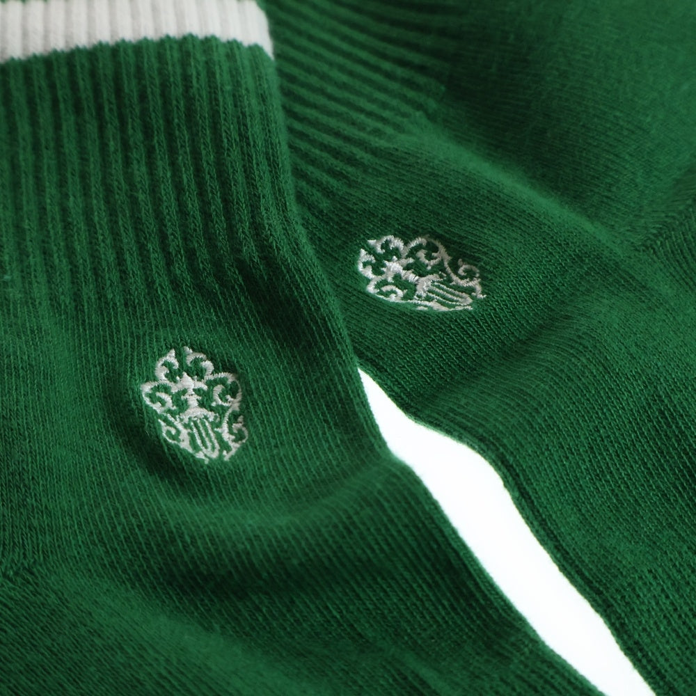 CHROME HEARTS(クロムハーツ) BORDER SOCKS ボーダーソックス 靴下 グリーン