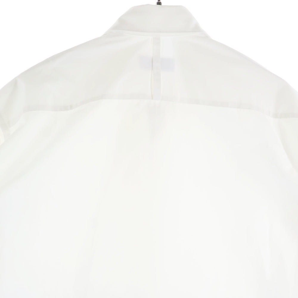 FERRAGAMO(フェラガモ) レギュラーカラー 比翼ボタン ロングスリーブ 長袖シャツ ホワイト