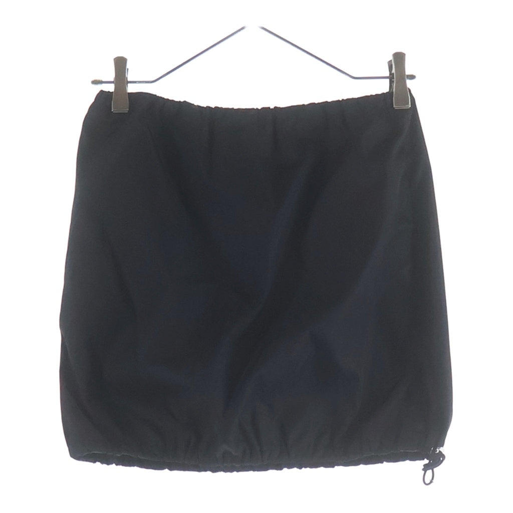PRADA(プラダ) Re-Nylon トライアングルロゴ リナイロン ミニスカート ブラック 21Y004 レディース
