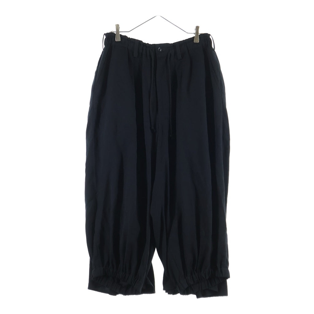 BLACK Scandal Yohji Yamamoto(ブラックスキャンダルヨウジヤマモト) 19AW CROW PANTS テンセル カラス ロングパンツ ブラック HC-P79-223