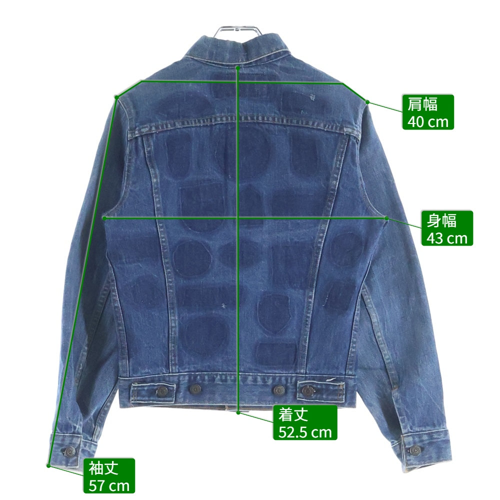 Levi's(リーバイス) 70S 70705 0317 DENIM TRUCKER JACKET ボタン裏529 スモールe オレンジタブ デニム トラッカー ジャケット インディゴ